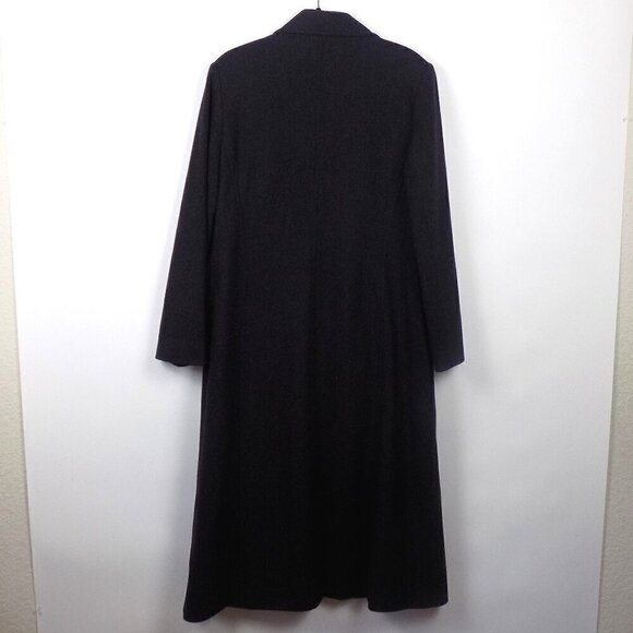 Kristen Blake Studio Collection Long Coat Size14 Virgin Wool Cashmere Blend - Picture 2 of 6